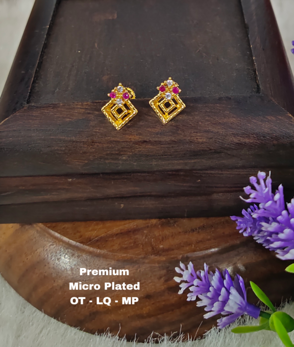 One  gram  gold  Earrings | one  gram  gold   jewellery   Studs  Earrings