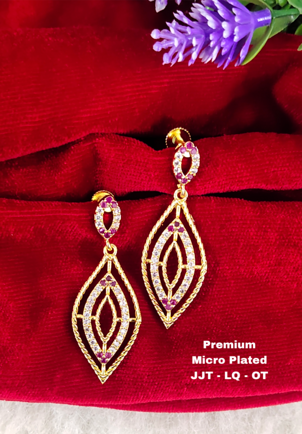 One  gram  gold  Earrings | one  gram  gold   jewellery   Chandbali  Earrings