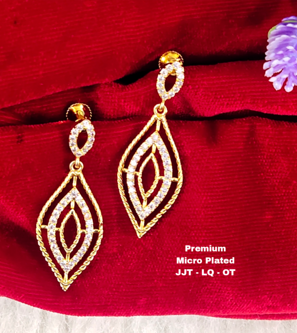 One  gram  gold  Earrings | one  gram  gold   jewellery   Chandbali  Earrings