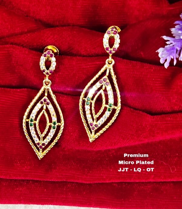 One  gram  gold  Earrings | one  gram  gold   jewellery   Chandbali  Earrings