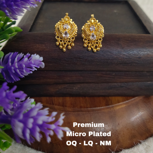 One gram gold Earrings | one gram gold jewellery | Studs Earrings