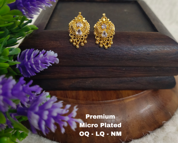 One gram gold Earrings | one gram gold jewellery | Studs Earrings