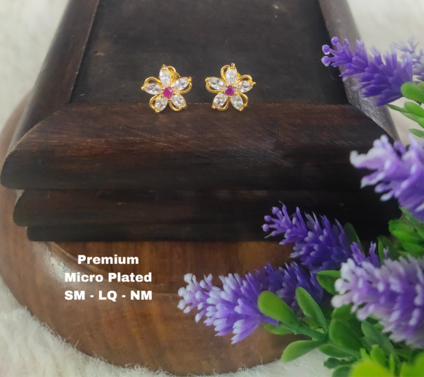 One gram gold Earrings | one gram gold jewellery | Studs Earrings