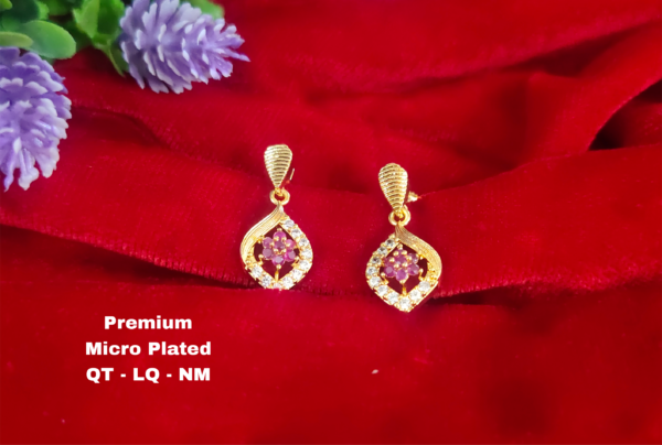 One  gram  gold  Earrings | one  gram  gold   jewellery   Chandbali  Earrings