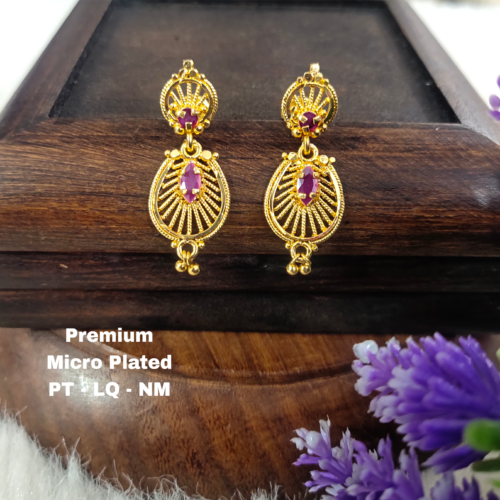 One  gram  gold  Earrings | one  gram  gold   jewellery   Chandbali  Earrings