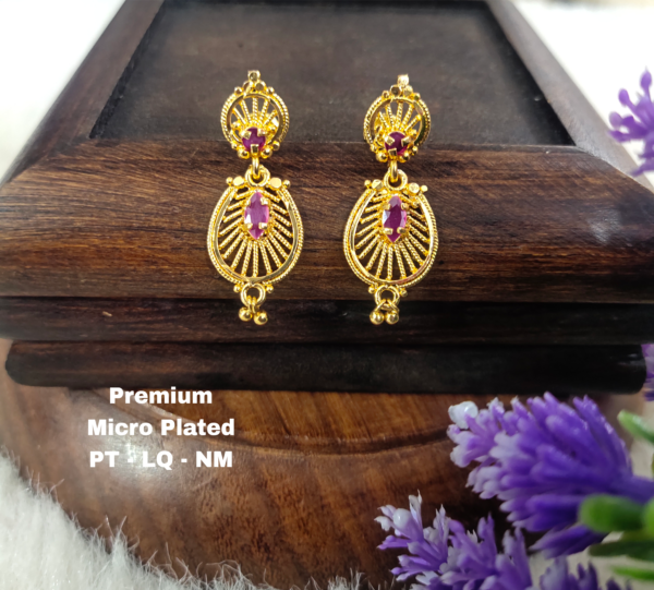 One  gram  gold  Earrings | one  gram  gold   jewellery   Chandbali  Earrings