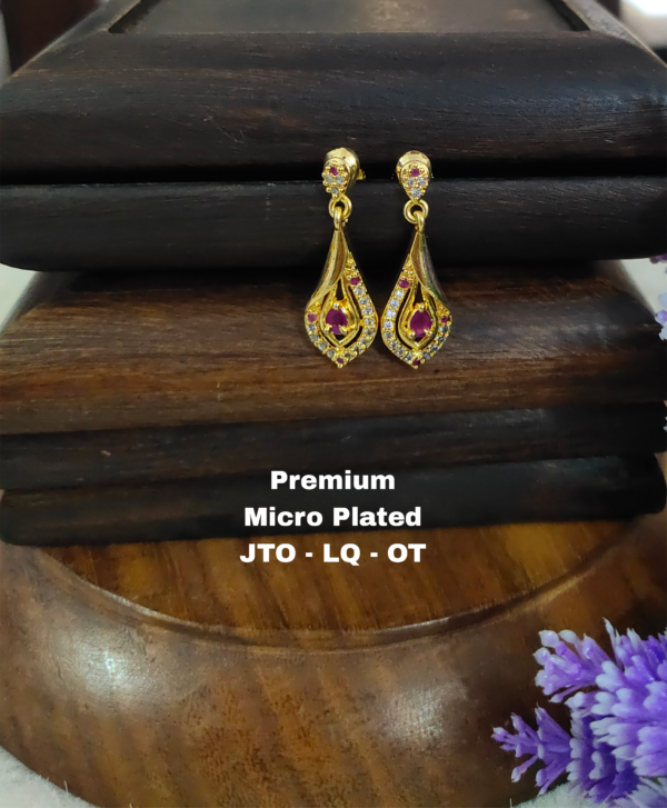 One  gram  gold  Earrings | one  gram  gold   jewellery   Chandbali  Earrings