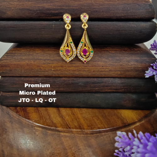 One  gram  gold  Earrings | one  gram  gold   jewellery   Chandbali  Earrings