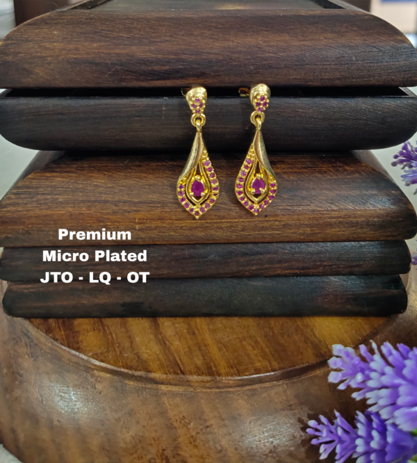 One  gram  gold  Earrings | one  gram  gold   jewellery   Chandbali  Earrings