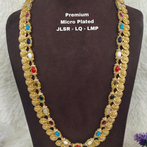 Picsart_25-07-24_12-50-53-061 One gram gold Jewellery - South Indian Jewellery - One gram gold Antique Necklaces