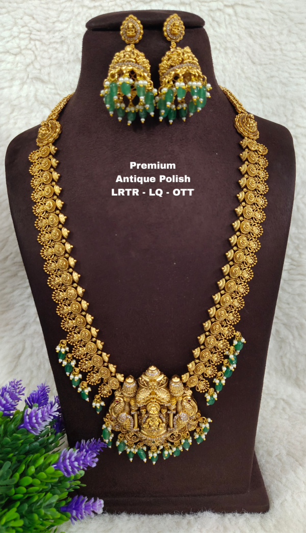 One gram gold Jewellery - South Indian Jewellery - One gram gold Antique Necklaces