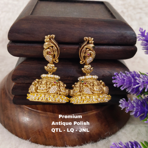 One  gram  gold  Earrings |one gram gold  jewellery   jumka  Earrings