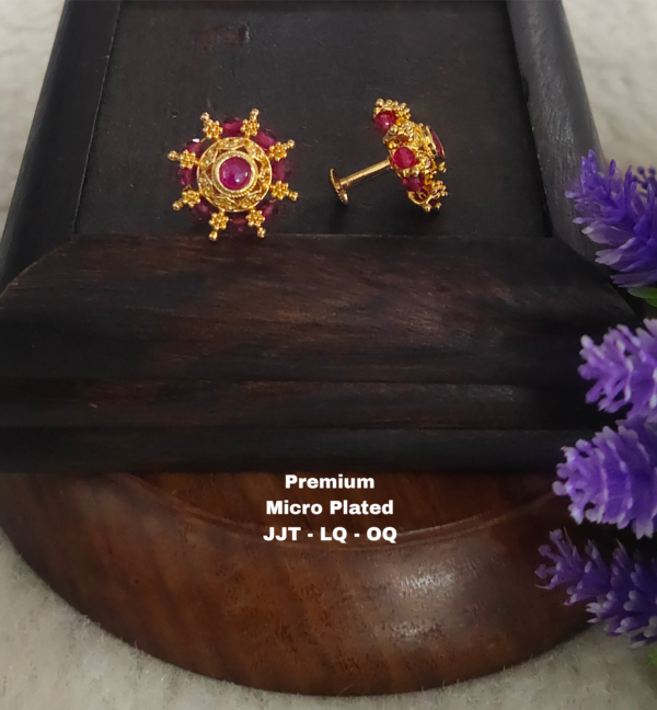 One gram gold  earreengs |one gram gold  jewellerystud earreengs