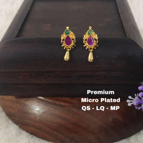 One  gram  gold  Earrings | one  gram  gold   jewellery   Studs  Earrings