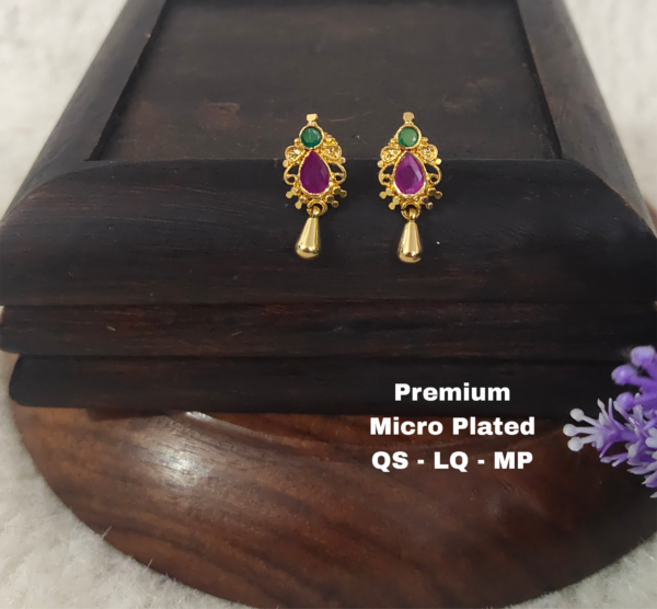 One  gram  gold  Earrings | one  gram  gold   jewellery   Studs  Earrings
