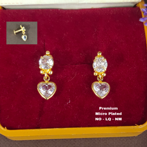 One  gram  gold  Earrings | one  gram  gold   jewellery   Studs  Earrings