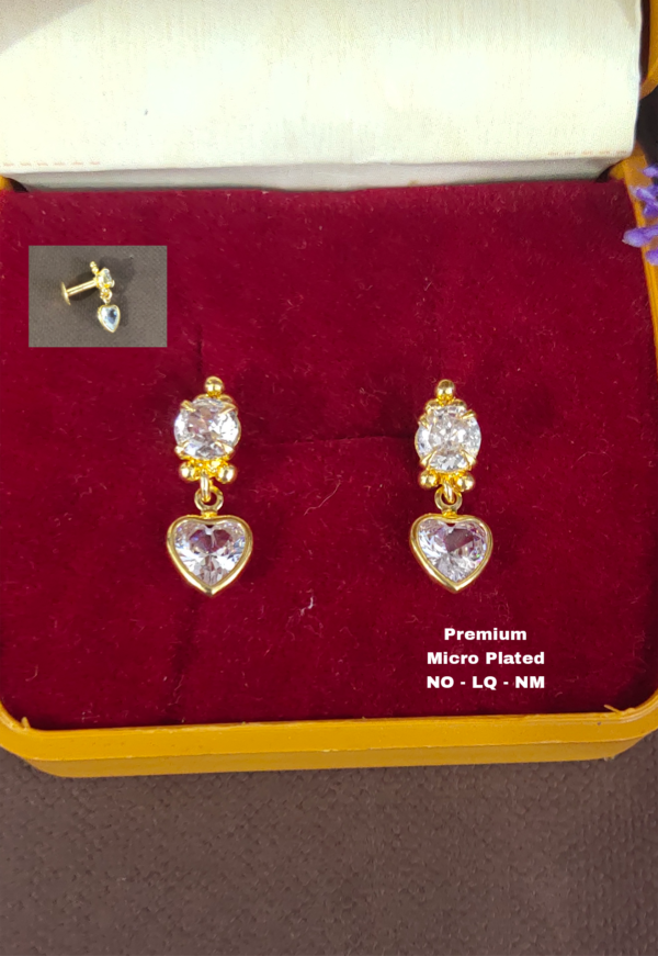 One  gram  gold  Earrings | one  gram  gold   jewellery   Studs  Earrings