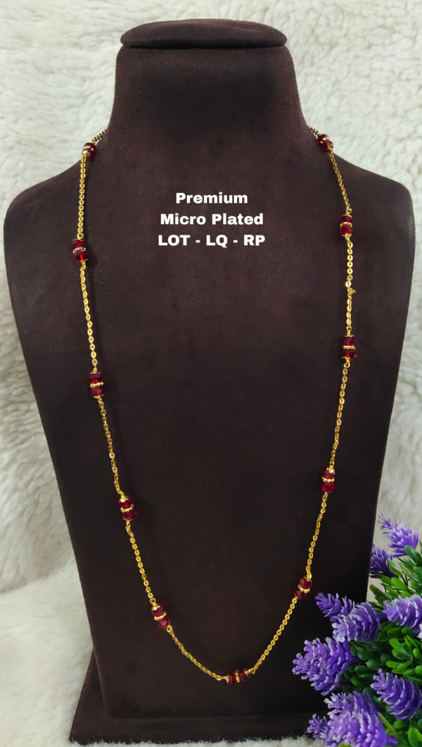 One gram gold Coral Chains | One gram god Pagadala chains