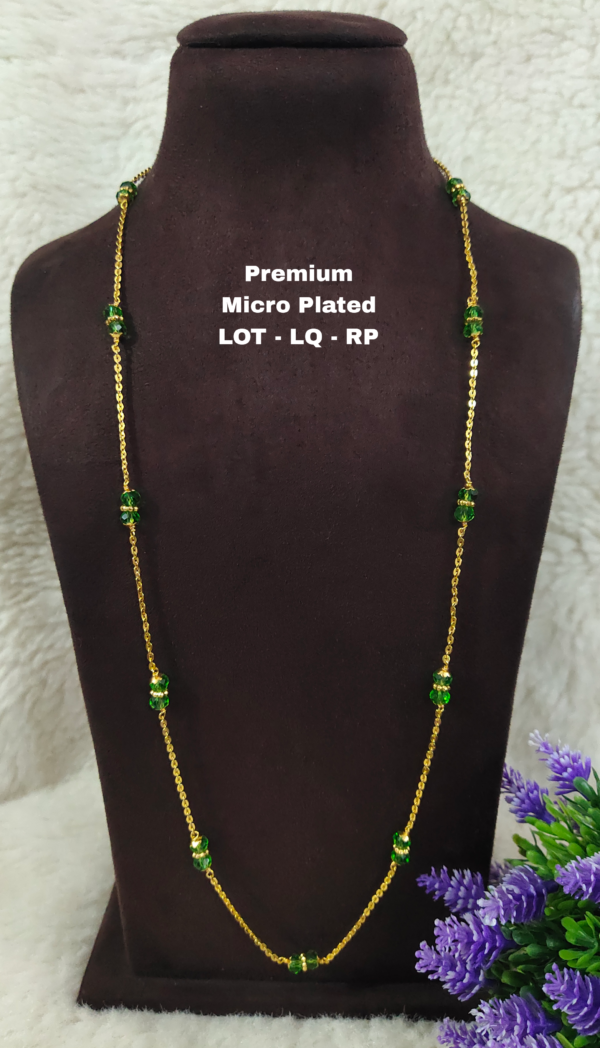 One gram gold Coral Chains | One gram god Pagadala chains