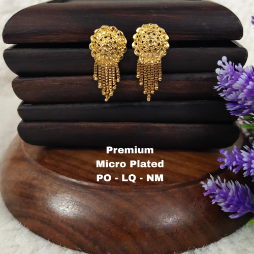 One  gram  gold  Earrings | one  gram  gold   jewellery   Chandbali  Earrings
