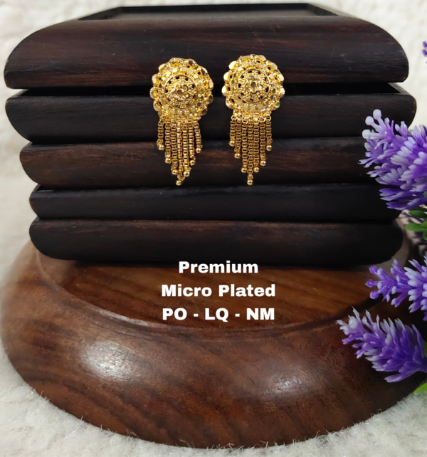 One  gram  gold  Earrings | one  gram  gold   jewellery   Chandbali  Earrings