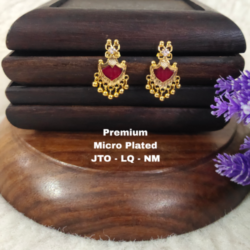 One  gram  gold  Earrings | one  gram  gold   jewellery   Chandbali  Earrings