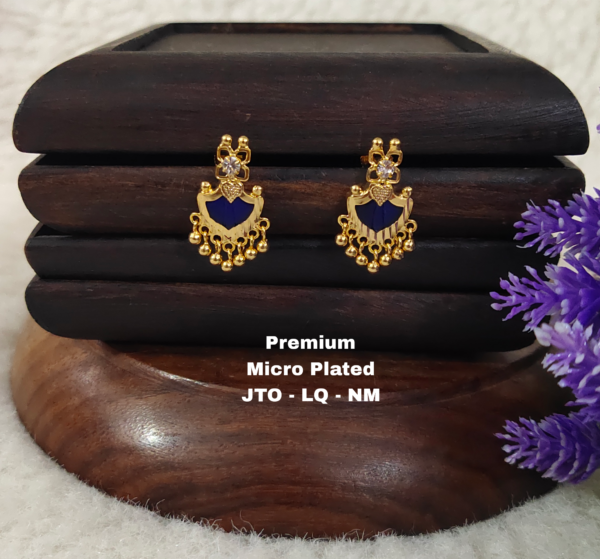 One  gram  gold  Earrings | one  gram  gold   jewellery   Chandbali  Earrings