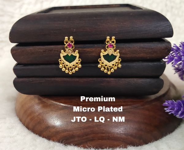 One  gram  gold  Earrings | one  gram  gold   jewellery   Chandbali  Earrings