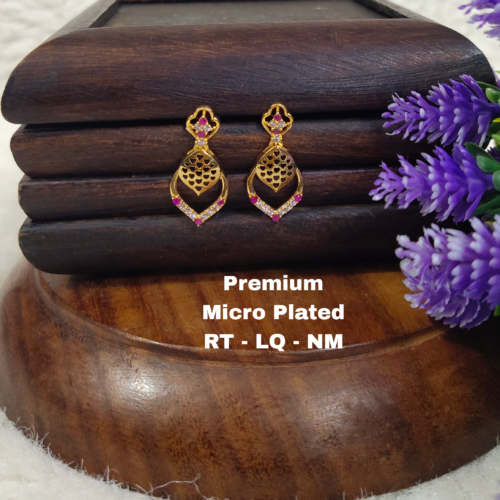 One  gram  gold  Earrings | one  gram  gold   jewellery   Chandbali  Earrings