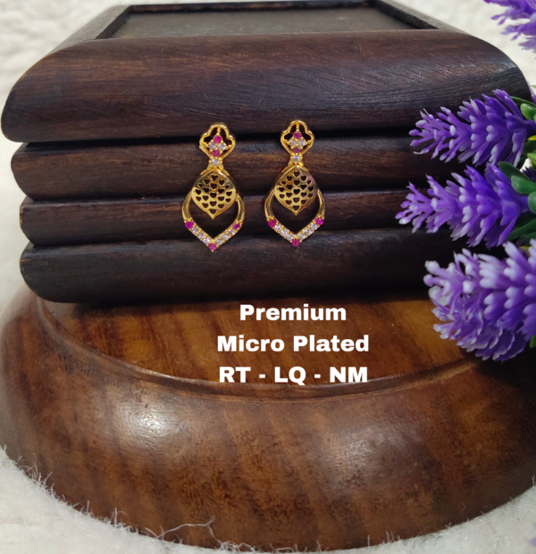 One  gram  gold  Earrings | one  gram  gold   jewellery   Chandbali  Earrings
