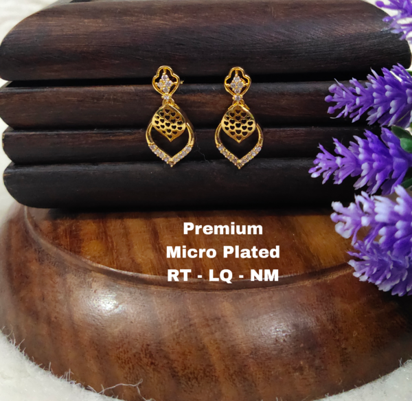 One  gram  gold  Earrings | one  gram  gold   jewellery   Chandbali  Earrings
