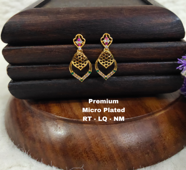 One  gram  gold  Earrings | one  gram  gold   jewellery   Chandbali  Earrings