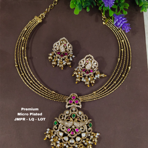 One Gram Gold Jewellery  | One gram gold Necklac