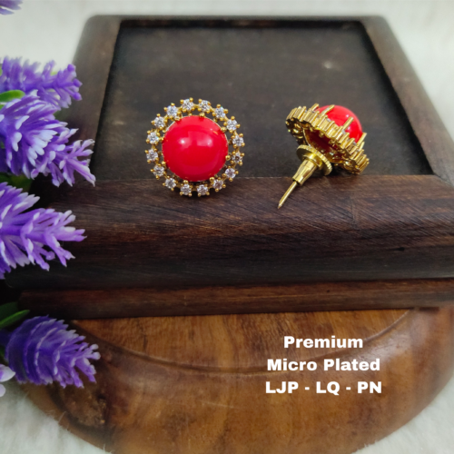 One gram gold  earreengs |one gram gold  jewellerystud earreengs