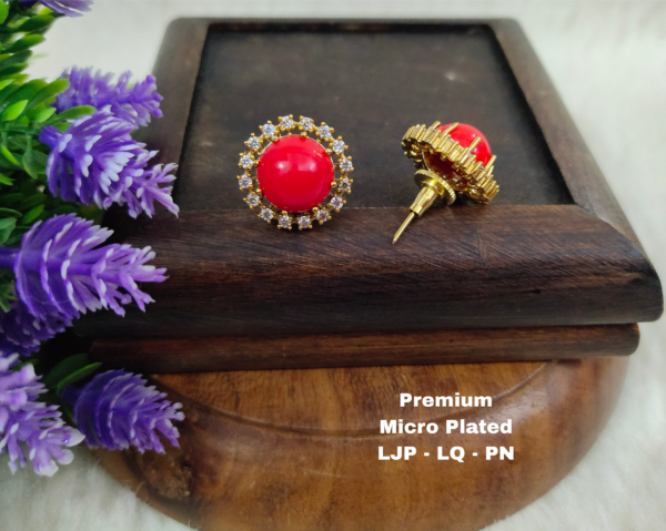 One gram gold  earreengs |one gram gold  jewellerystud earreengs
