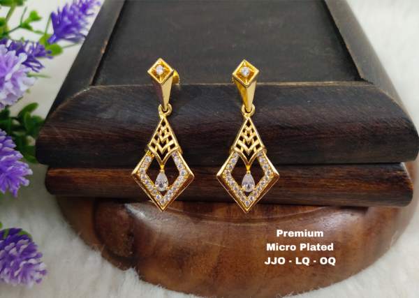 One  gram  gold  Earrings | one  gram  gold   jewellery   Chandbali  Earrings