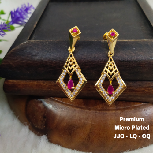 One  gram  gold  Earrings | one  gram  gold   jewellery   Chandbali  Earrings