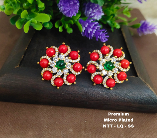 One gram gold  earreengs |one gram gold  jewellery earreengs stud