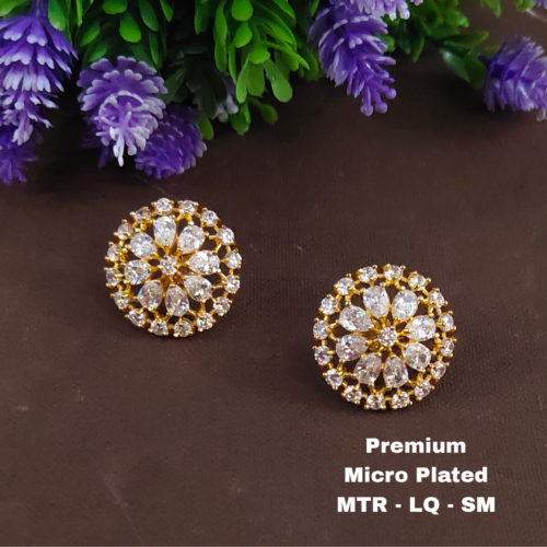 One gram gold Earrings | One gram gold Jewellery