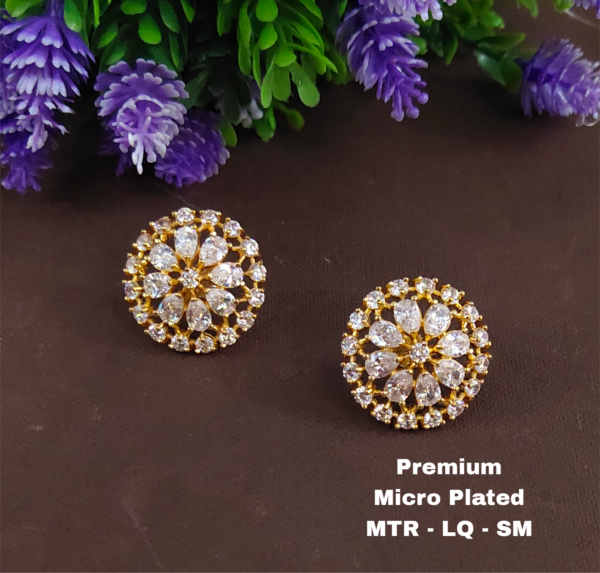 One gram gold Earrings | One gram gold Jewellery