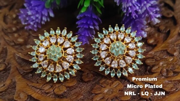 One gram gold Earrings | One gram gold Jewellery