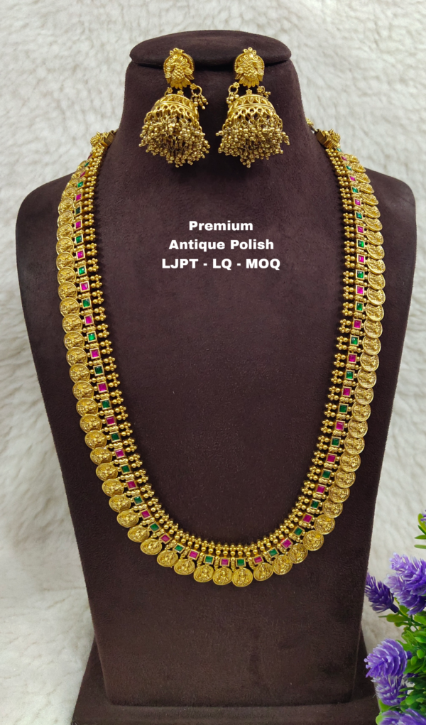 One gram gold Kasula haram  | One gram gold Jewellelry | South indian Jewellery