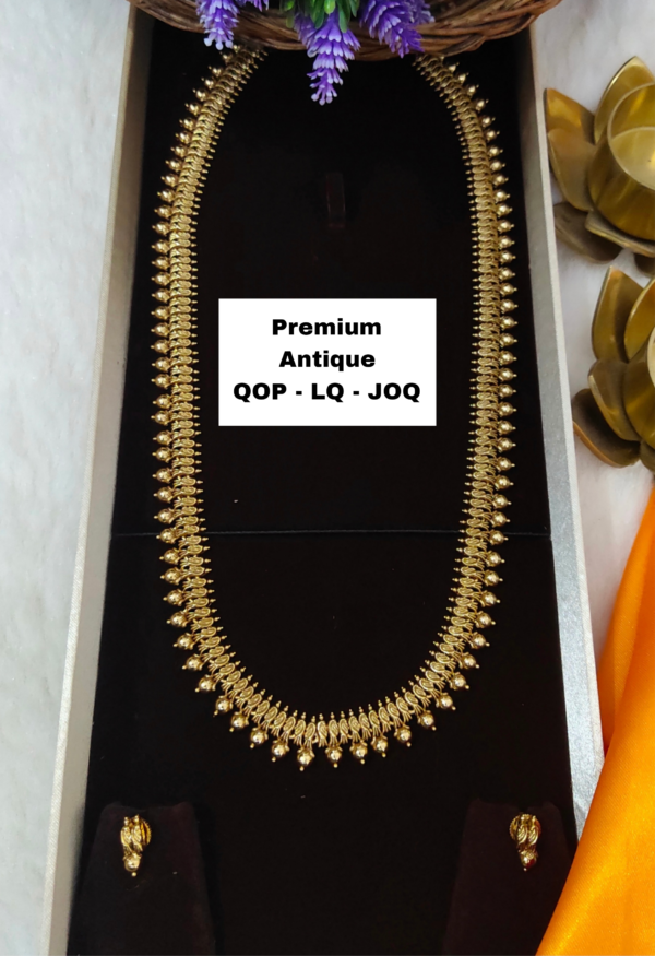 One gram gold Jewellery - South Indian Jewellery - One gram gold Antique Necklaces