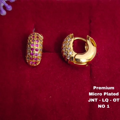 One  gram  gold  Earrings | one  gram gold  jewellery  Hoop  Earrings