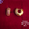 One  gram  gold  Earrings | one  gram gold  jewellery  Hoop  Earrings