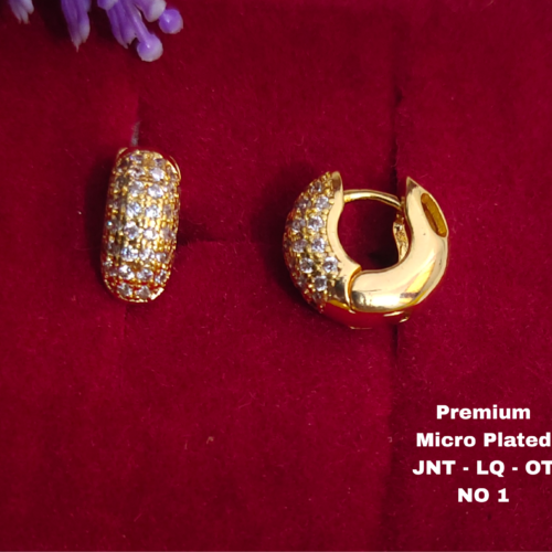 One  gram  gold  Earrings | one  gram gold  jewellery  Hoop  Earrings