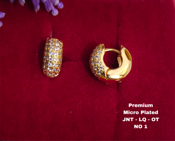 One  gram  gold  Earrings | one  gram gold  jewellery  Hoop  Earrings