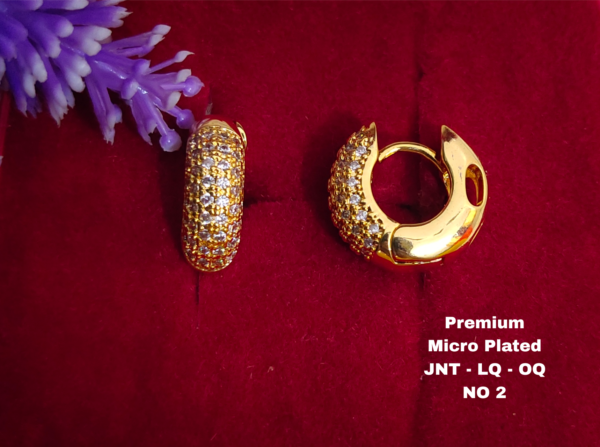 One  gram  gold  Earrings | one  gram gold  jewellery  Hoop  Earrings
