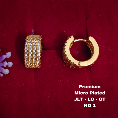 One  gram  gold  Earrings | one  gram gold  jewellery  Hoop  Earrings