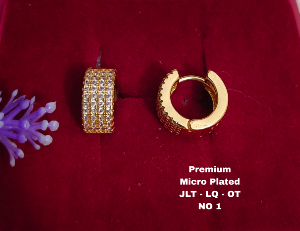 One  gram  gold  Earrings | one  gram gold  jewellery  Hoop  Earrings
